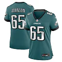 Zennovawear Lane Johnson Philadelphia Eagles Women's Team Game Jersey - Midnight Green