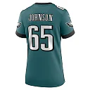 Zennovawear Lane Johnson Philadelphia Eagles Women's Team Game Jersey - Midnight Green