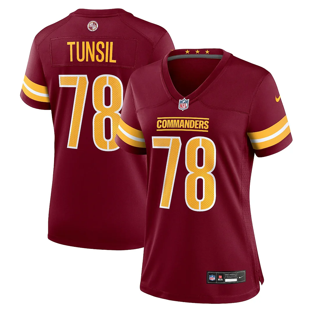 Zennovawear Laremy Tunsil Washington Commanders Women's Team Game Jersey - Burgundy
