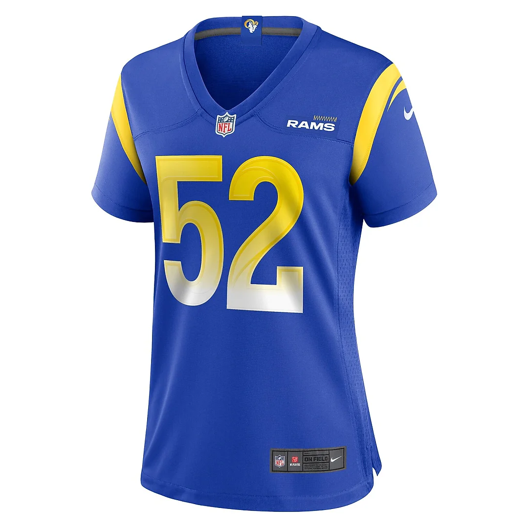 Zennovawear Larrell Murchison Los Angeles Rams Women's Team Game Jersey - Royal