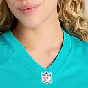 Zennovawear Larry Csonka Miami Dolphins Women's Game Retired Player Jersey - Aqua