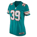 Zennovawear Larry Csonka Miami Dolphins Women's Retired Player Jersey - Aqua