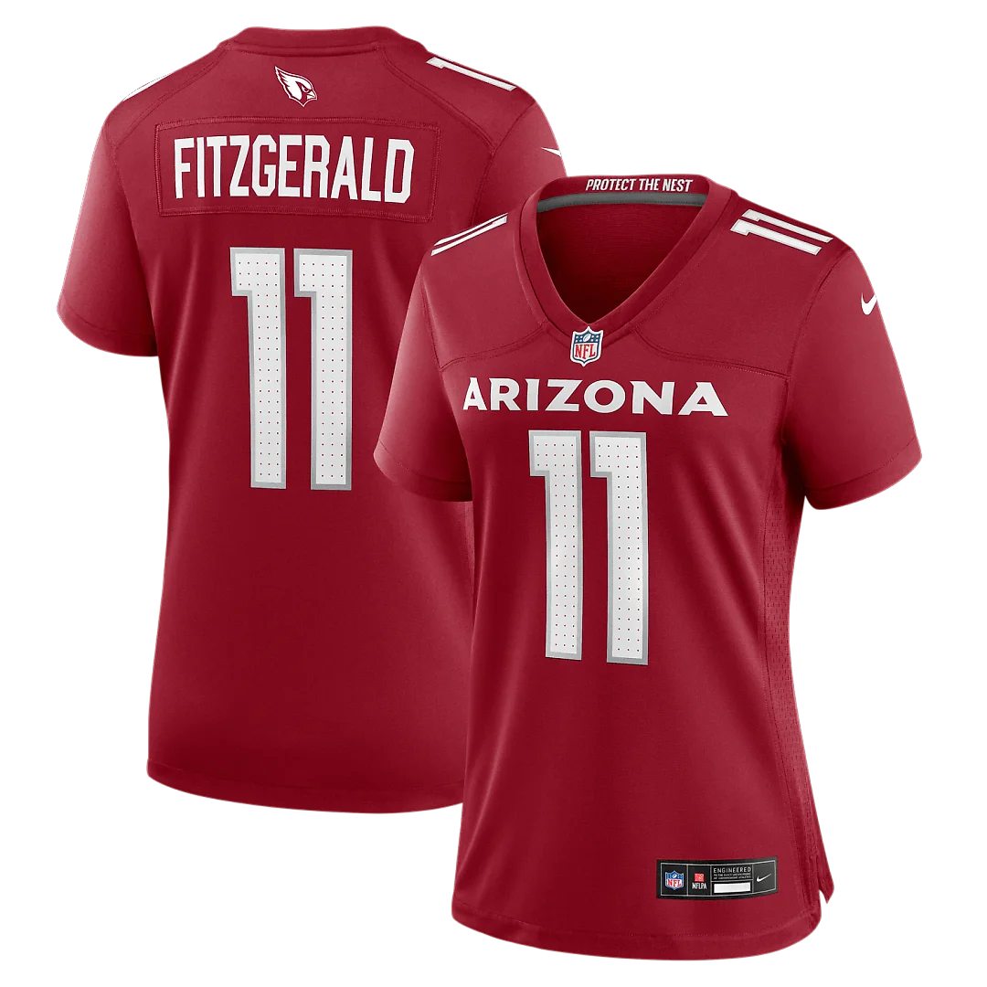 Zennovawear Larry Fitzgerald Arizona Cardinals Women's Team Retired Game Jersey - Cardinal
