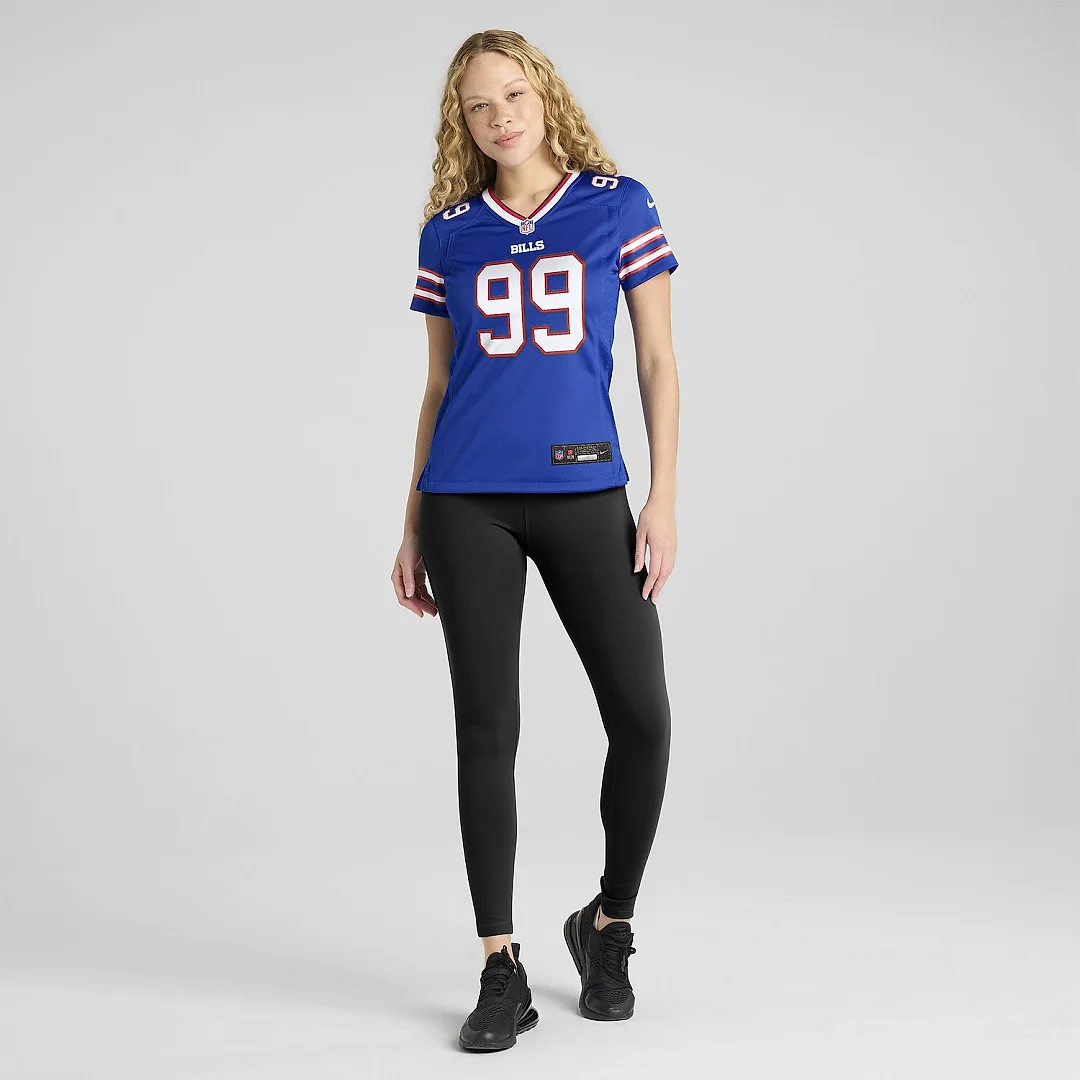 Zennovawear Larry Ogunjobi Buffalo Bills Women's Team Game Jersey - Royal