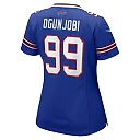 Zennovawear Larry Ogunjobi Buffalo Bills Women's Team Game Jersey - Royal
