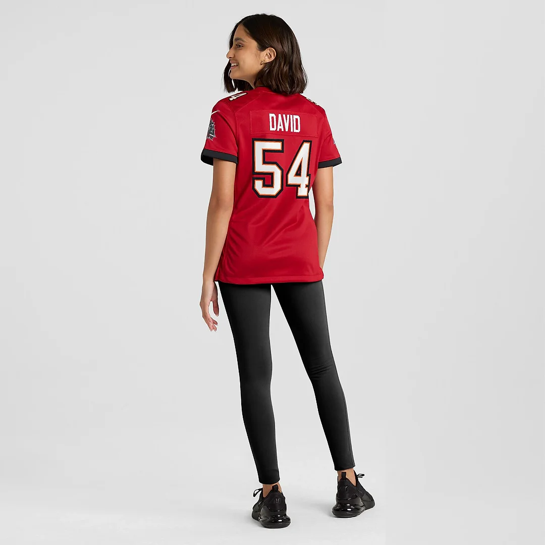 Zennovawear Lavonte David Tampa Bay Buccaneers Women's Team Game Jersey - Red