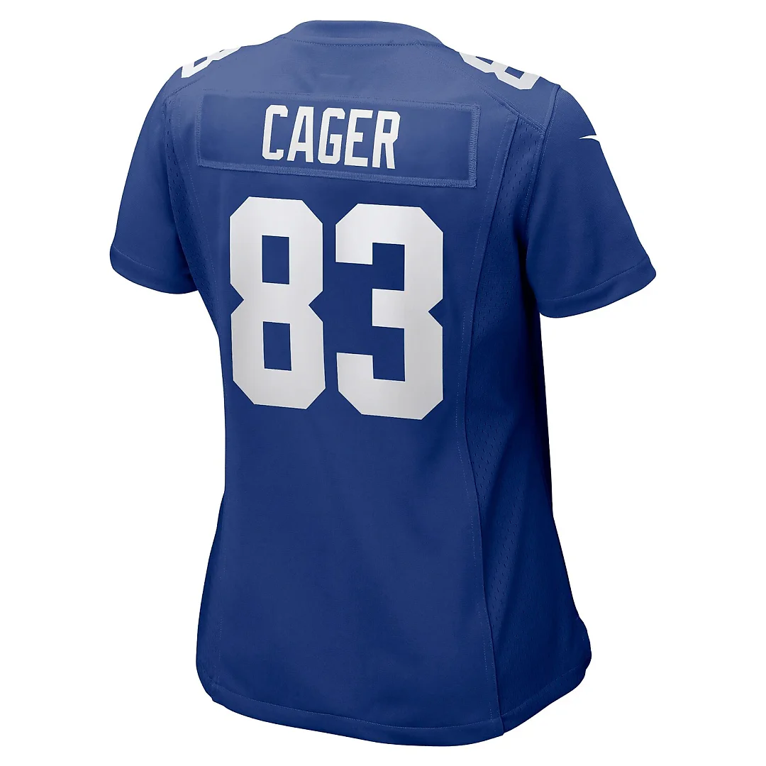 Zennovawear Lawrence Cager New York Giants Women's Home Game Player Jersey - Royal