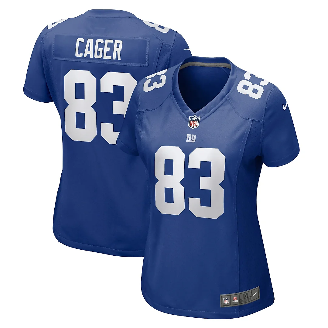 Zennovawear Lawrence Cager New York Giants Women's Home Game Player Jersey - Royal