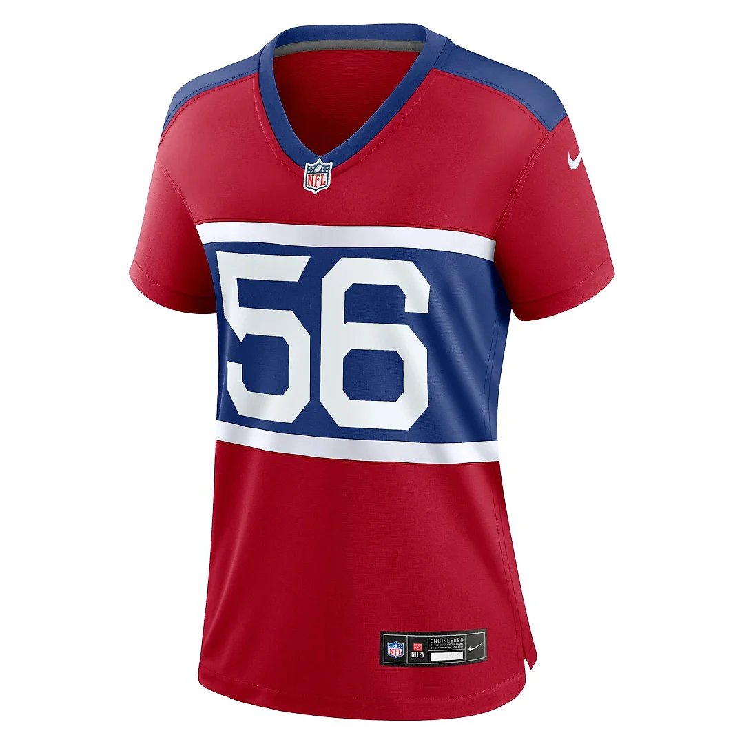 Zennovawear Lawrence Taylor New York Giants Women's Alternate Retired Player Game Jersey - Century Red