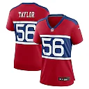 Zennovawear Lawrence Taylor New York Giants Women's Alternate Retired Player Game Jersey - Century Red