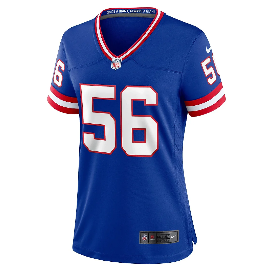 Zennovawear Lawrence Taylor New York Giants Women's Classic Retired Player Game Jersey - Royal