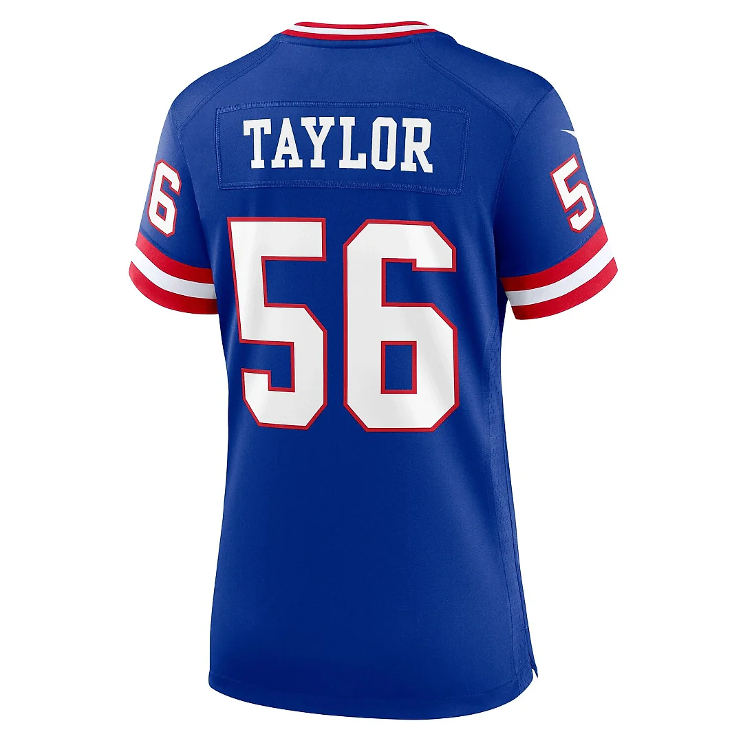 Zennovawear Lawrence Taylor New York Giants Women's Classic Retired Player Game Jersey - Royal