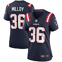 Zennovawear Lawyer Milloy New England Patriots Women's Game Retired Player Jersey - Navy