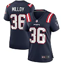 Zennovawear Lawyer Milloy New England Patriots Women's Game Retired Player Jersey - Navy