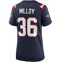 Zennovawear Lawyer Milloy New England Patriots Women's Game Retired Player Jersey - Navy