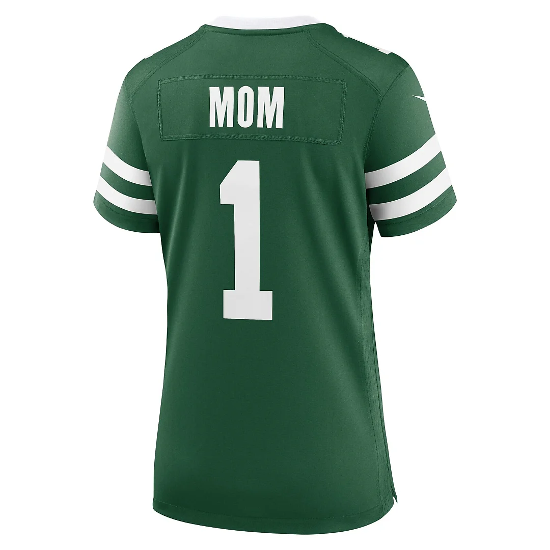 Zennovawear New York Jets Women's #1 Mom Game Jersey - Legacy Green