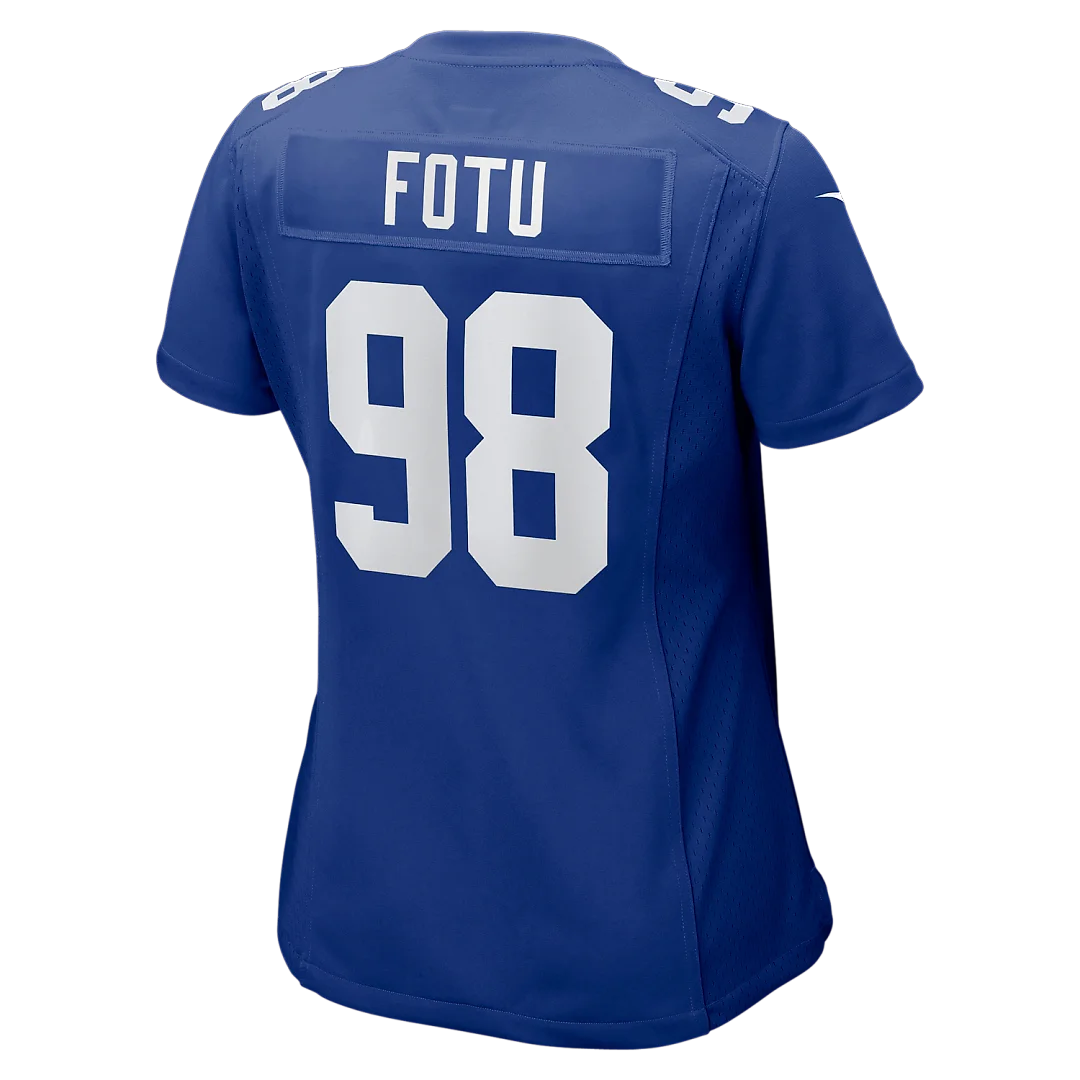 Zennovawear Leki Fotu New York Giants Women's Team Game Jersey - Royal
