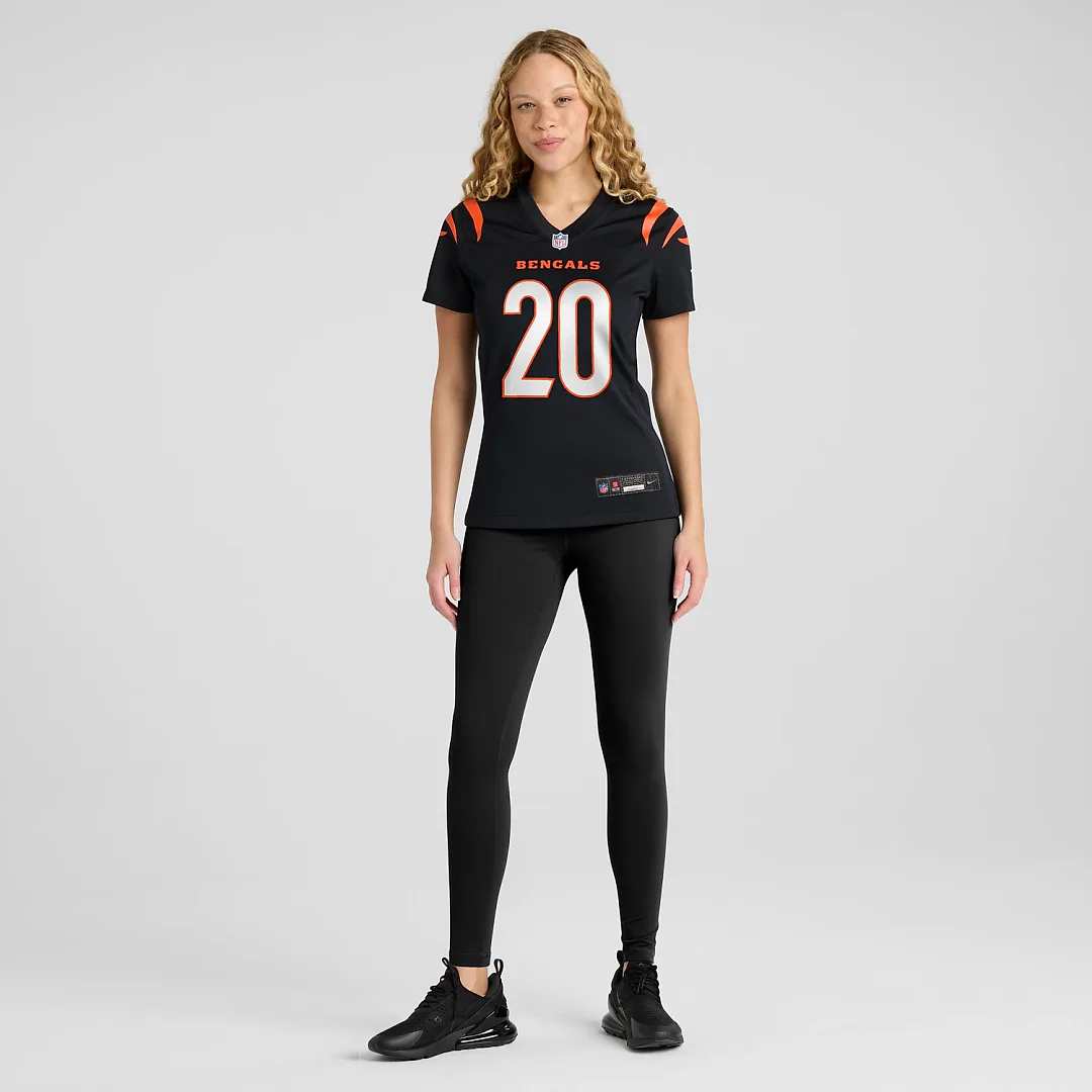 Zennovawear Lemar Parrish Cincinnati Bengals Women's Team Retired Game Jersey - Black