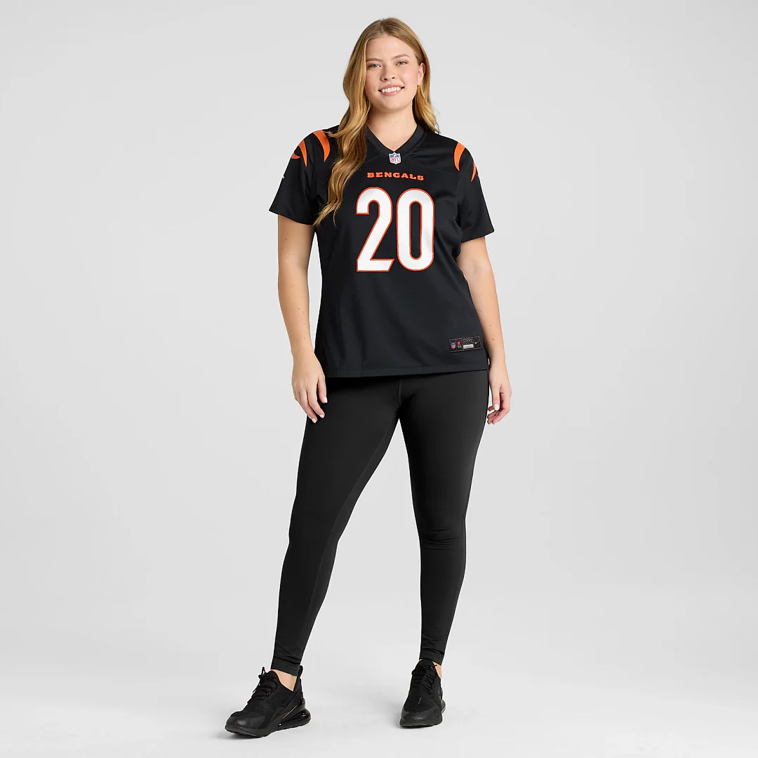 Zennovawear Lemar Parrish Cincinnati Bengals Women's Team Retired Game Jersey - Black
