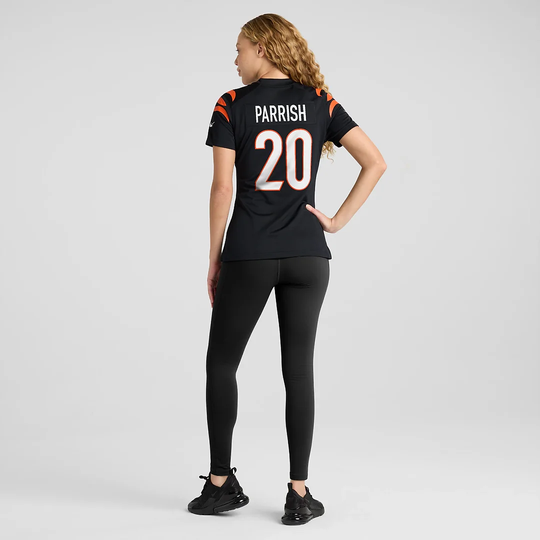 Zennovawear Lemar Parrish Cincinnati Bengals Women's Team Retired Game Jersey - Black