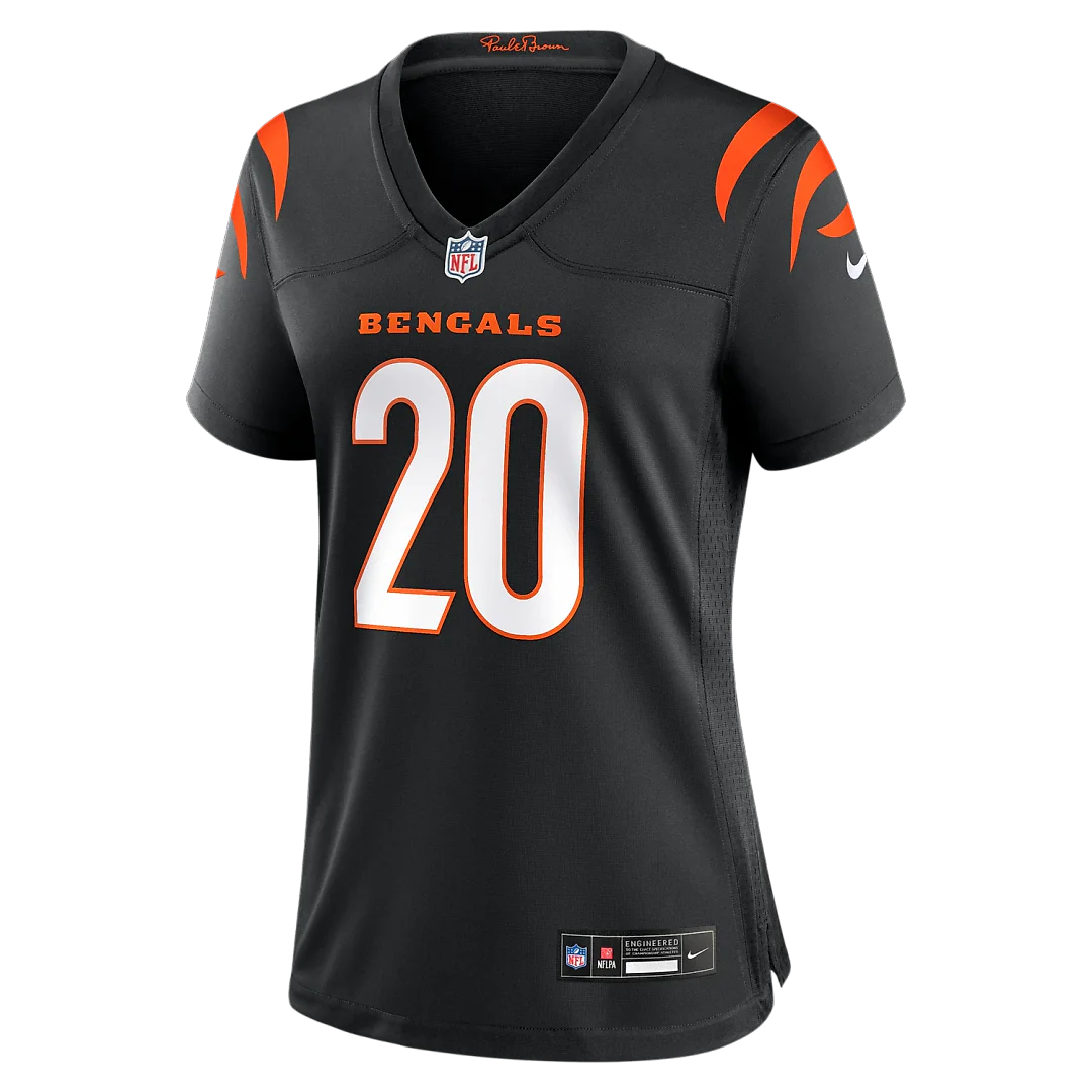 Zennovawear Lemar Parrish Cincinnati Bengals Women's Team Retired Game Jersey - Black