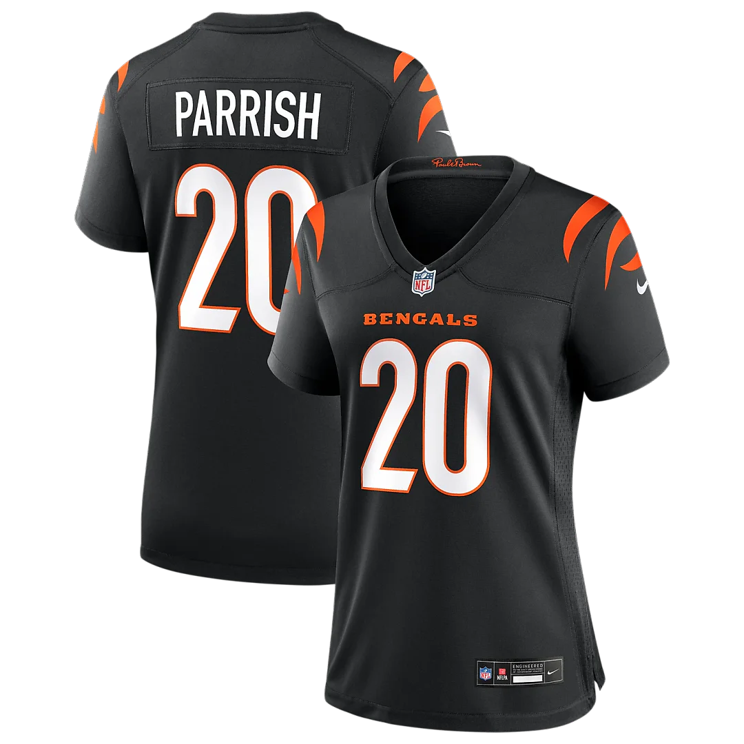 Zennovawear Lemar Parrish Cincinnati Bengals Women's Team Retired Game Jersey - Black