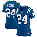 Zennovawear Lenny Moore Indianapolis Colts Women's Game Retired Player Jersey - Royal
