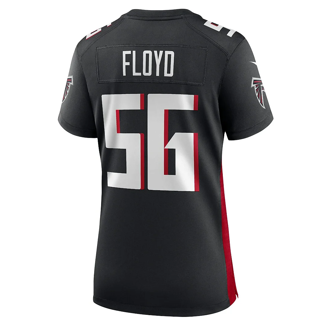 Zennovawear Leonard Floyd Atlanta Falcons Women's Team Game Jersey - Black