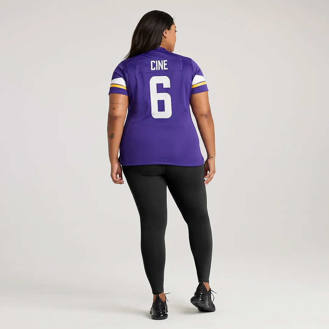 Zennovawear Lewis Cine Minnesota Vikings Women's Game Player Jersey - Purple