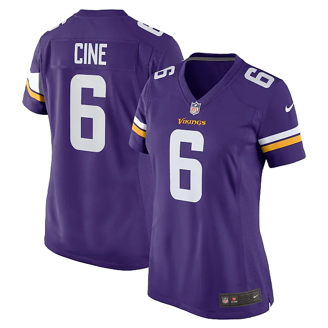 Zennovawear Lewis Cine Minnesota Vikings Women's Game Player Jersey - Purple