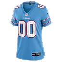 Zennovawear Tennessee Titans Women's Game Custom Jersey - Light Blue