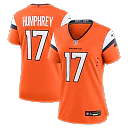 Zennovawear Lil'Jordan Humphrey Denver Broncos Women's Team Game Jersey - Orange