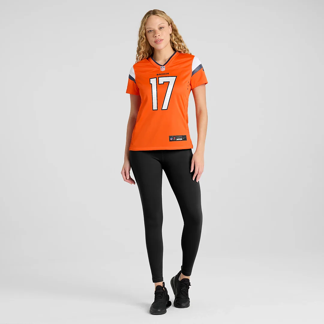 Zennovawear Lil'Jordan Humphrey Denver Broncos Women's Team Game Jersey - Orange