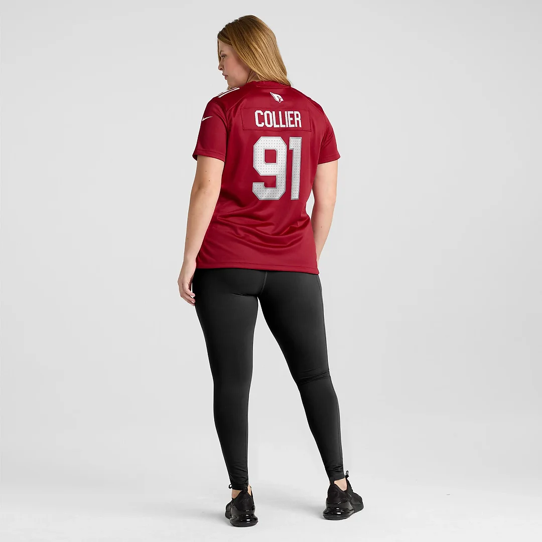 Zennovawear L.J. Collier Arizona Cardinals Women's Game Jersey - Cardinal