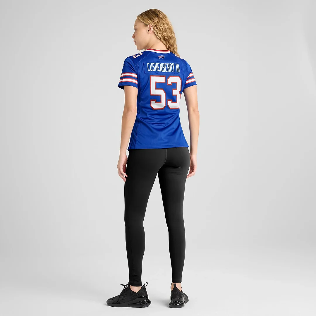 Zennovawear Lloyd Cushenberry III Buffalo Bills Women's Team Game Jersey - Royal