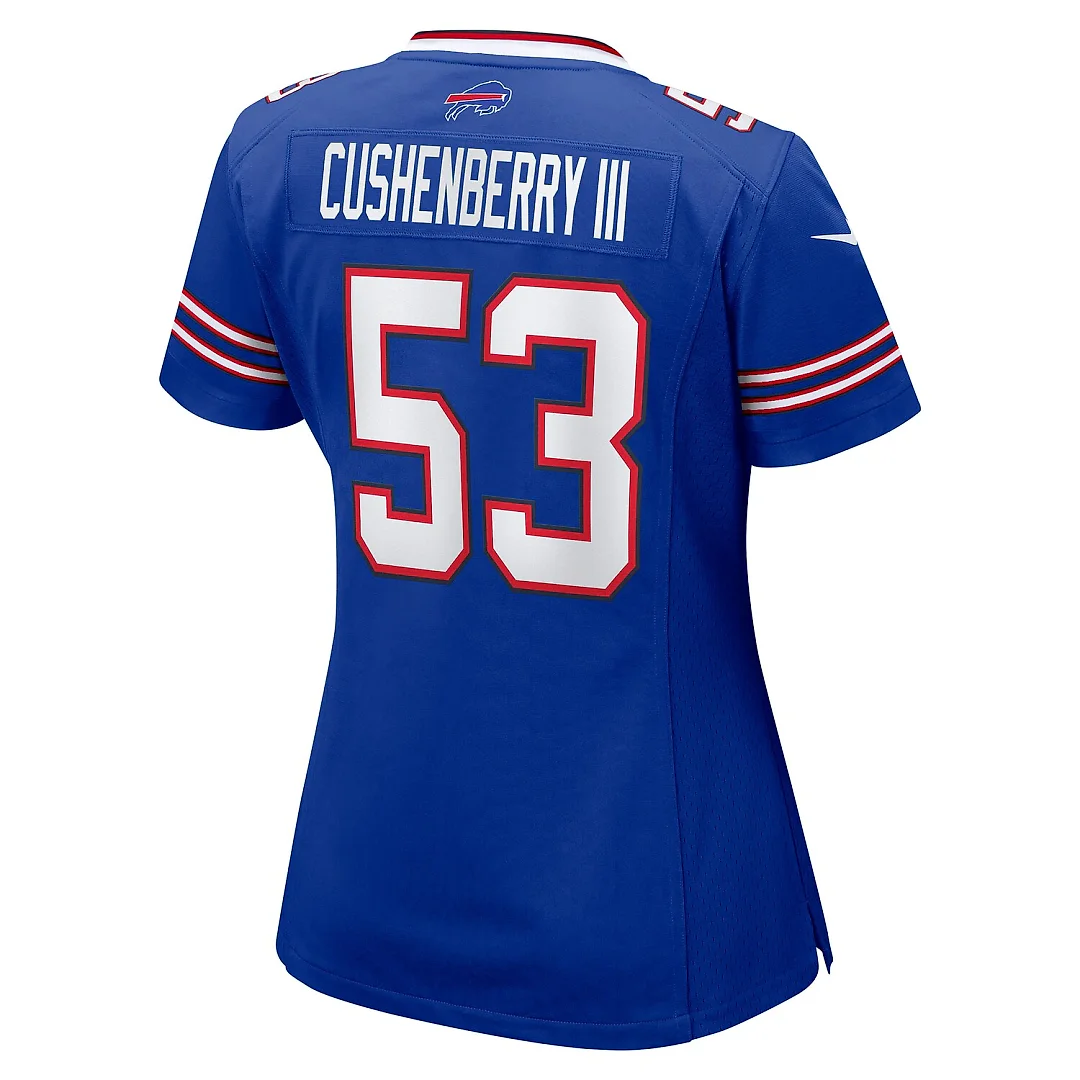 Zennovawear Lloyd Cushenberry III Buffalo Bills Women's Team Game Jersey - Royal