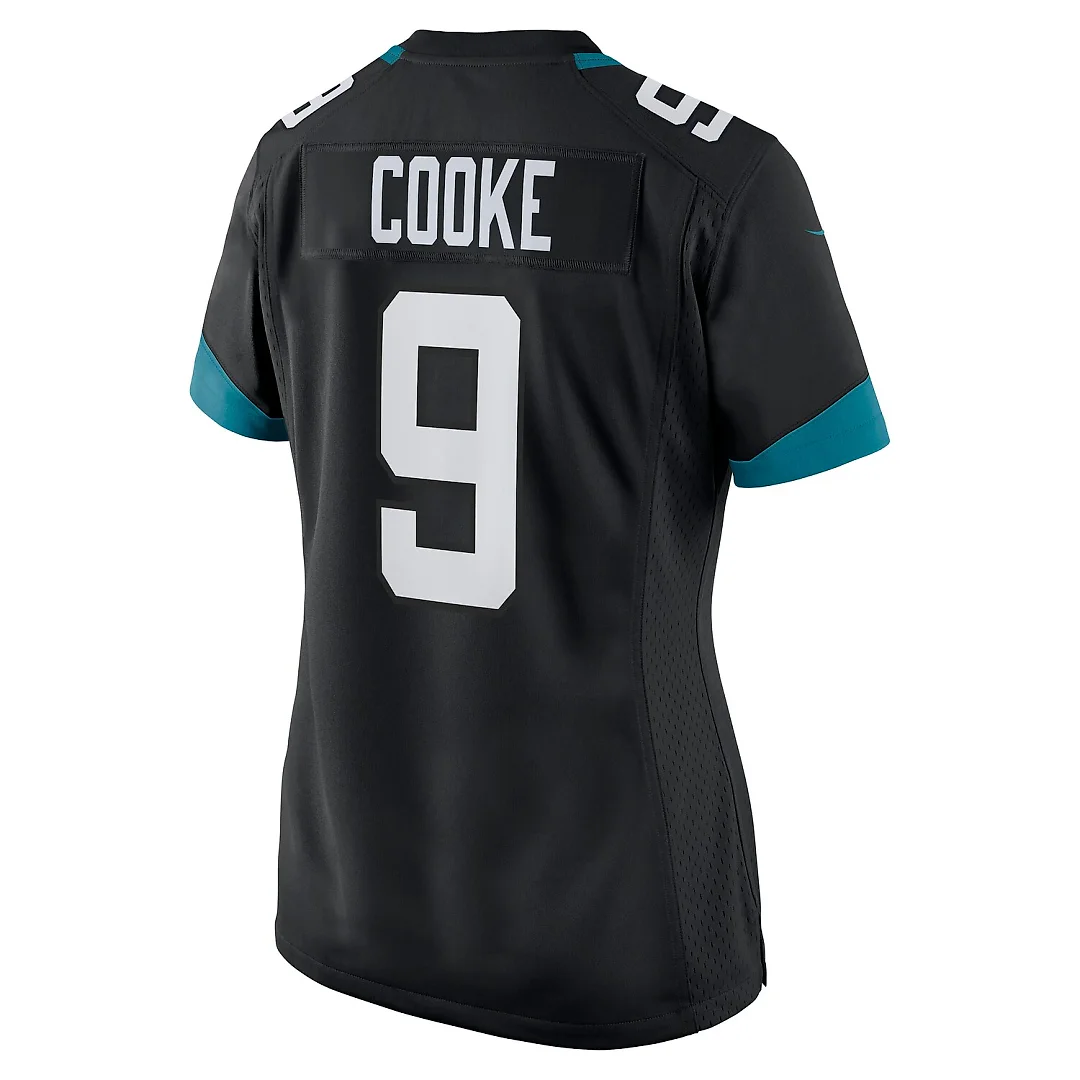 Zennovawear Logan Cooke Jacksonville Jaguars Women's Game Jersey - Black