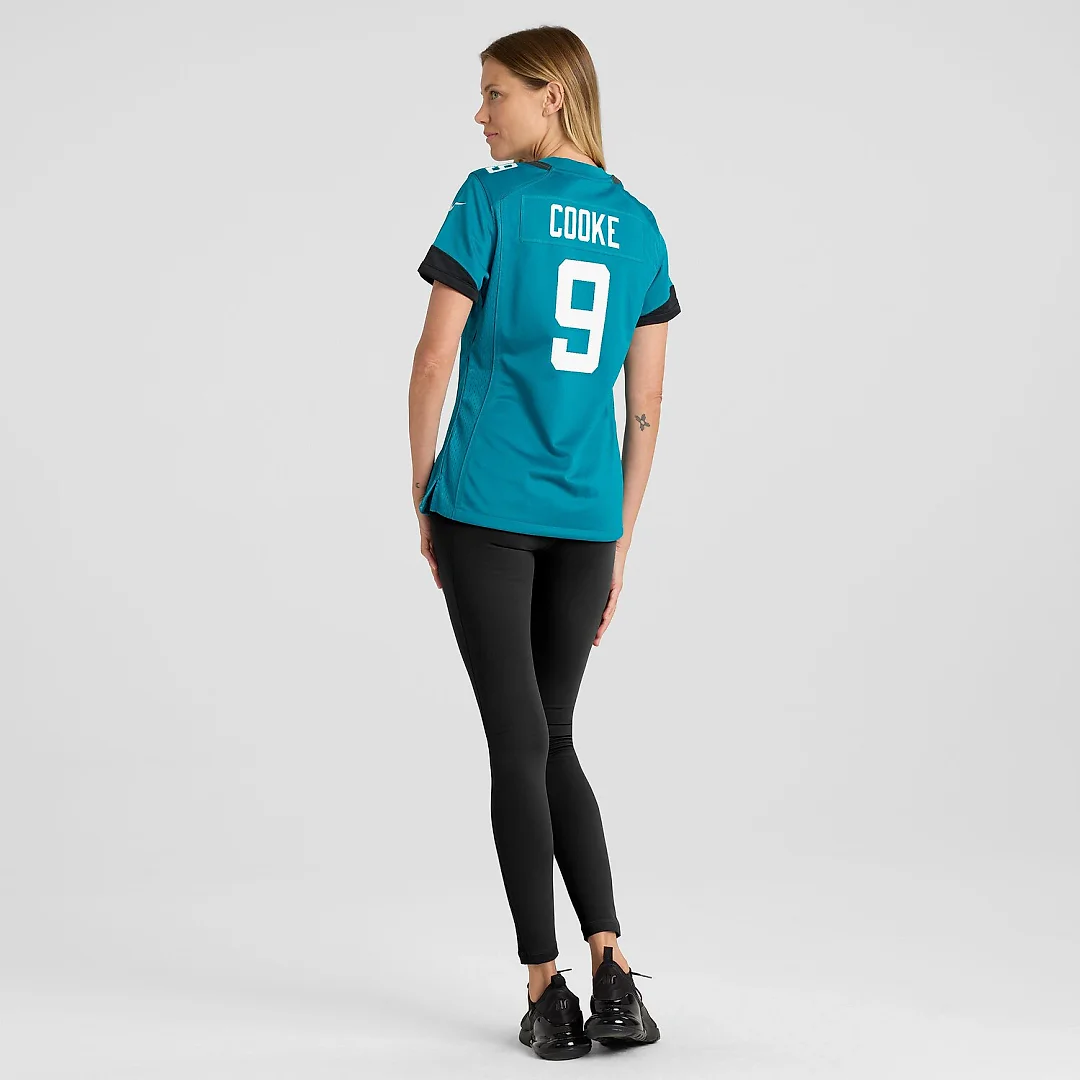 Zennovawear Logan Cooke Jacksonville Jaguars Women's Game Jersey - Teal