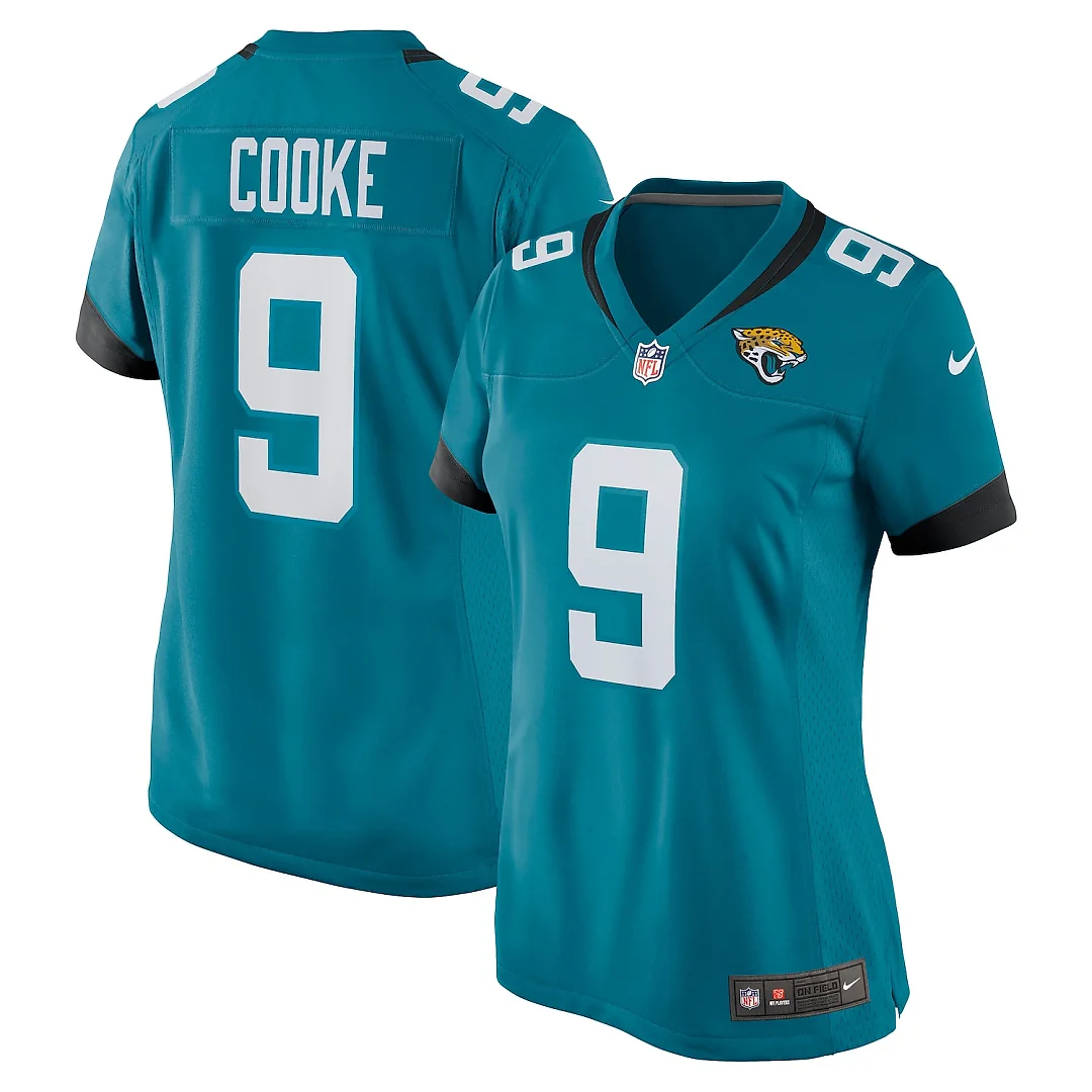 Zennovawear Logan Cooke Jacksonville Jaguars Women's Game Jersey - Teal
