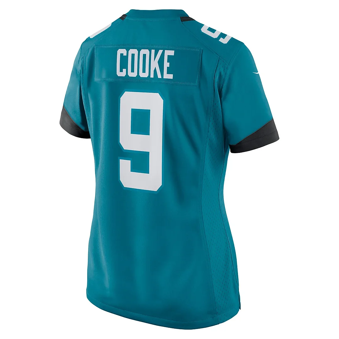 Zennovawear Logan Cooke Jacksonville Jaguars Women's Game Jersey - Teal