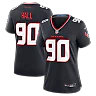 Zennovawear Logan Hall Houston Texans Women's Team Game Jersey - Navy