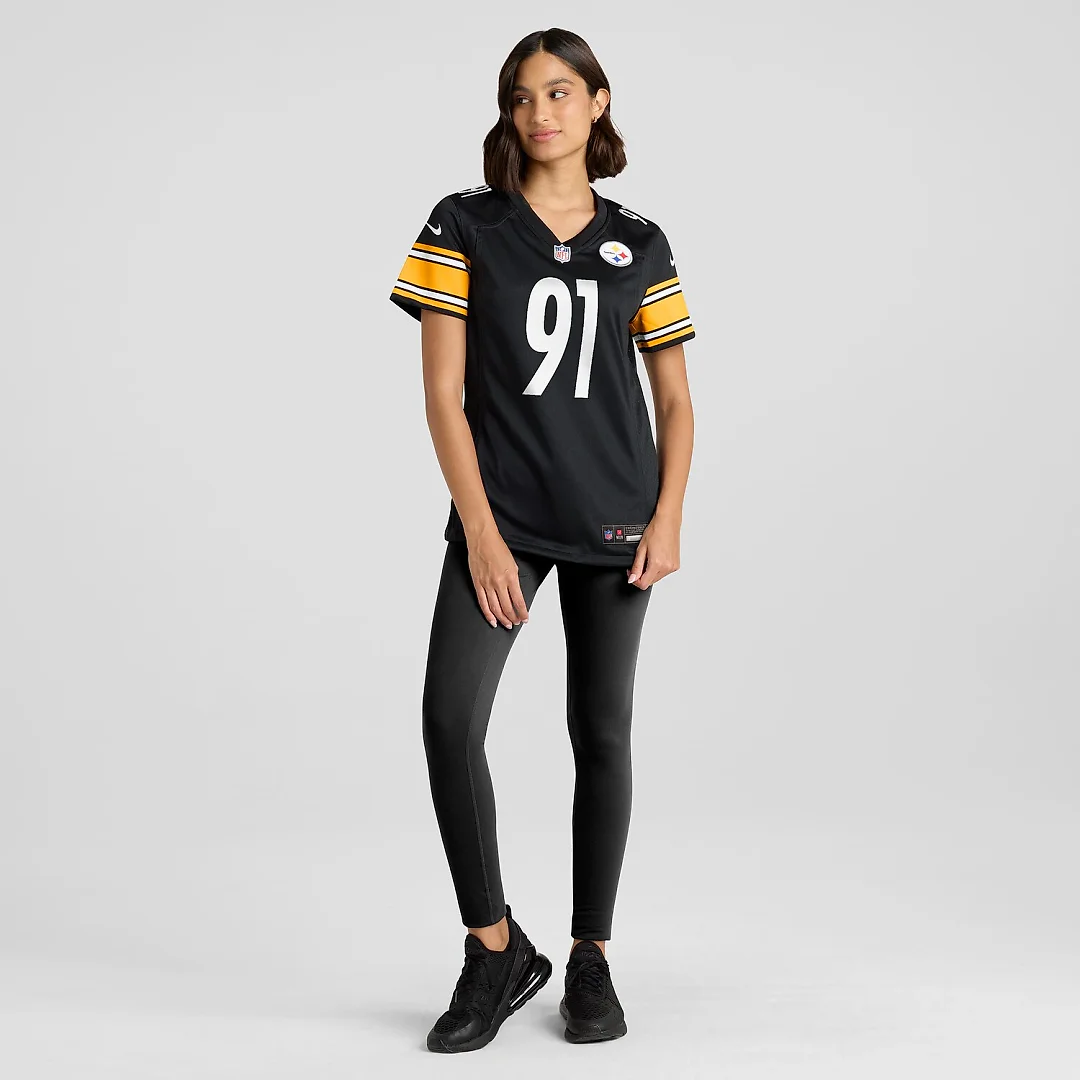 Zennovawear Logan Lee Pittsburgh Steelers Women's Team Game Jersey - Black
