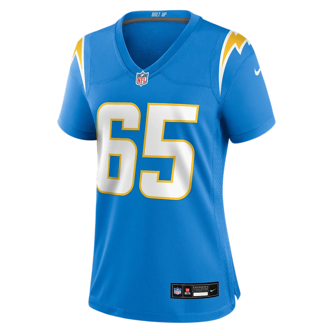 Zennovawear Logan Taylor Los Angeles Chargers Women's Team Game Jersey - Powder Blue