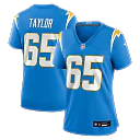 Zennovawear Logan Taylor Los Angeles Chargers Women's Team Game Jersey - Powder Blue
