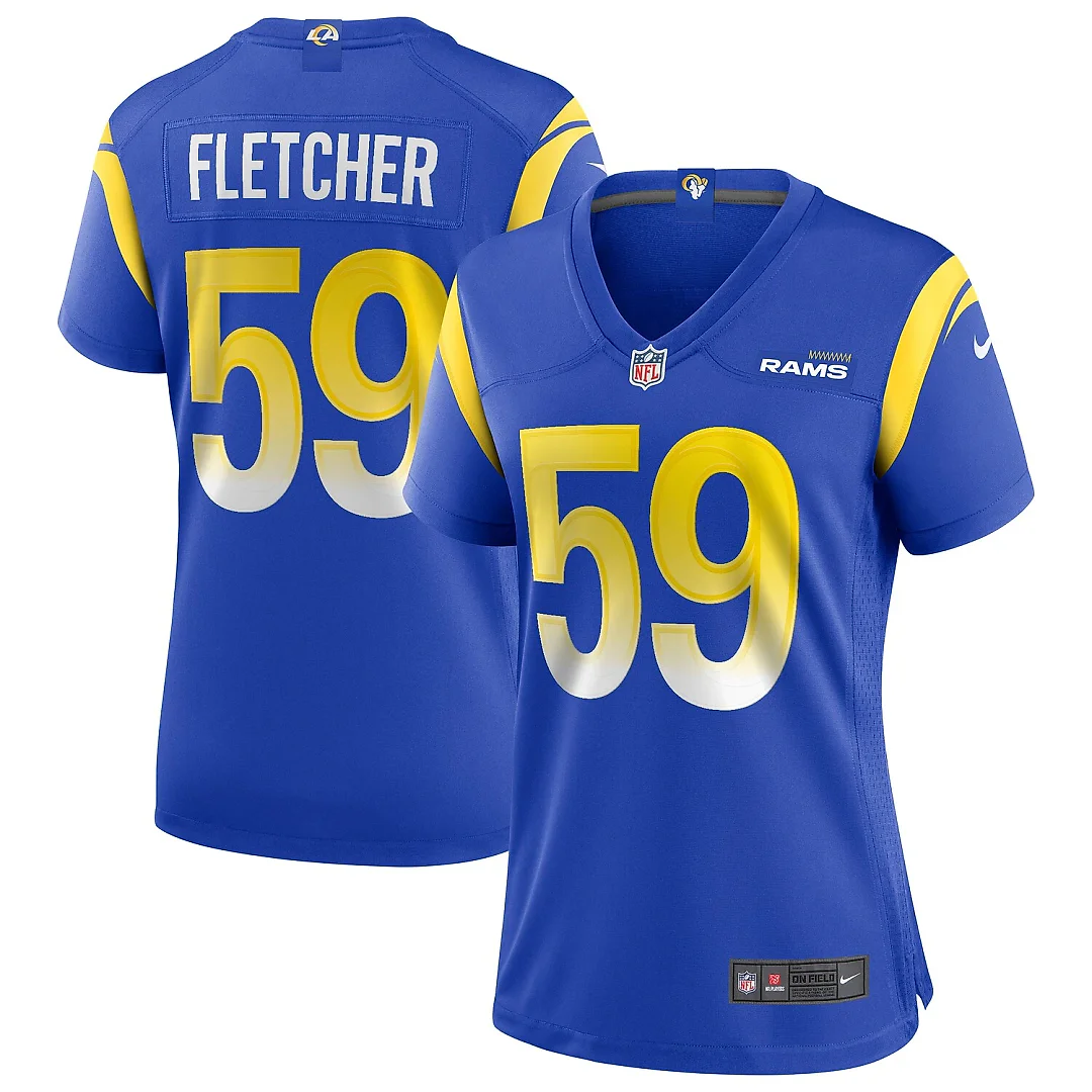 Zennovawear London Fletcher Los Angeles Rams Women's Game Retired Player Jersey - Royal
