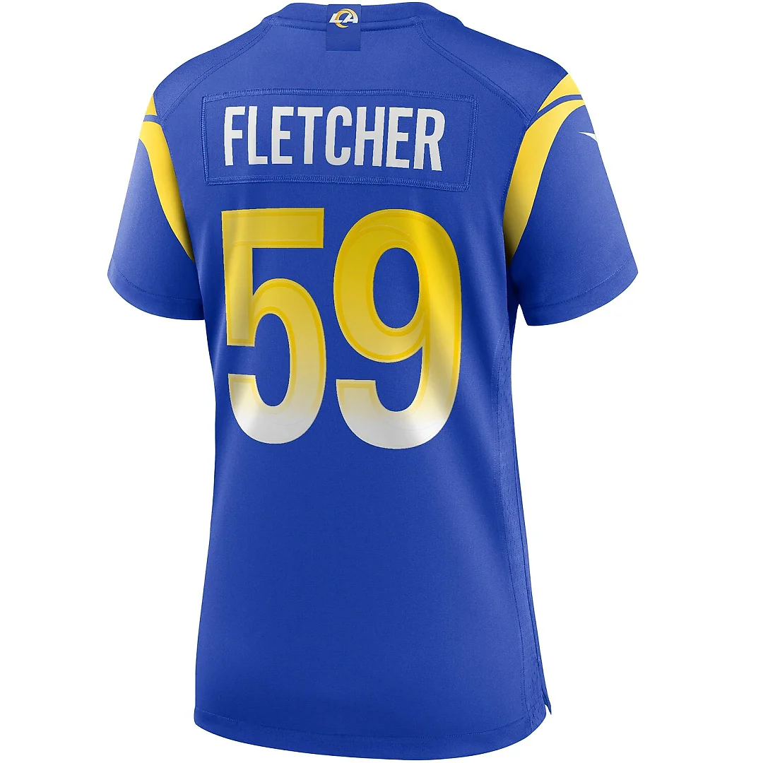 Zennovawear London Fletcher Los Angeles Rams Women's Game Retired Player Jersey - Royal