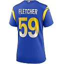 Zennovawear London Fletcher Los Angeles Rams Women's Game Retired Player Jersey - Royal