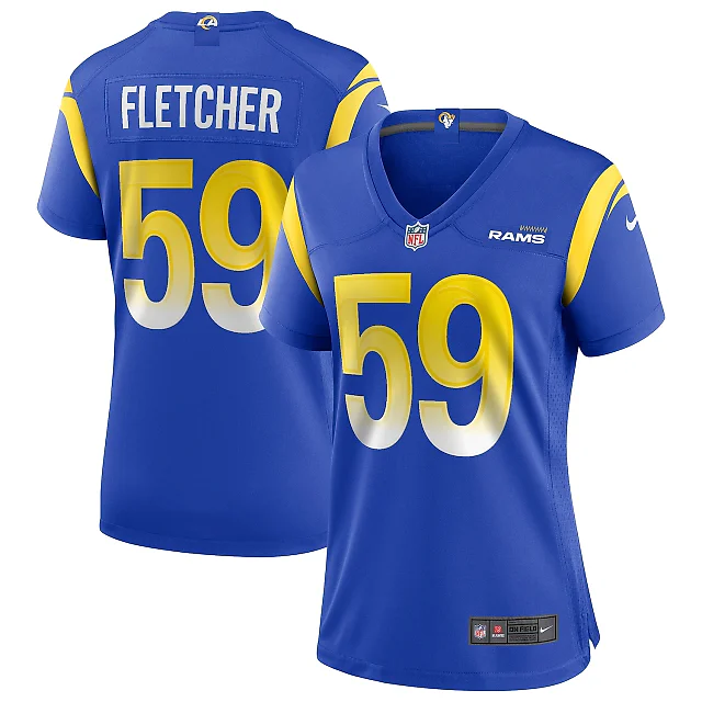 Zennovawear London Fletcher Los Angeles Rams Women's Game Retired Player Jersey - Royal
