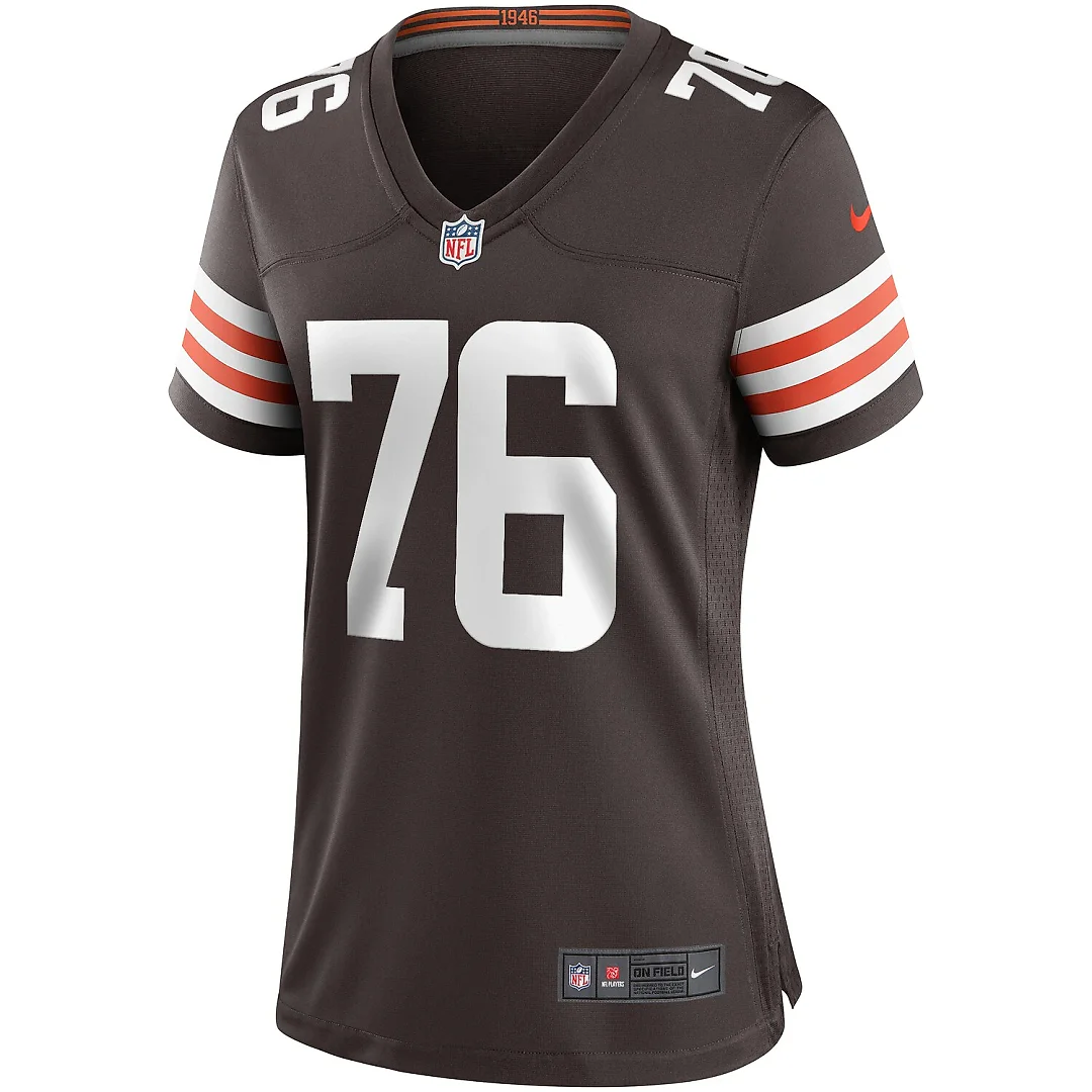 Zennovawear Lou Groza Cleveland Browns Women's Game Retired Player Jersey - Brown
