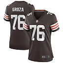 Zennovawear Lou Groza Cleveland Browns Women's Game Retired Player Jersey - Brown